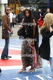 19.06.2009 Silverstone, England,  Nicole Scherzinger (USA), Singer in the Pussycat Dolls and girlfriend of Lewis Hamilton (GBR), McLaren Mercedes  - Formula 1 World Championship, Rd 8, British Grand Prix, Friday