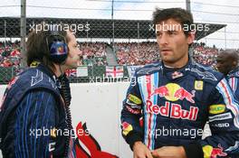21.06.2009 Silverstone, England,  Mark Webber (AUS), Red Bull Racing - Formula 1 World Championship, Rd 8, British Grand Prix, Sunday Pre-Race Grid