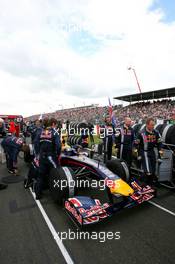 21.06.2009 Silverstone, England,  Mark Webber (AUS), Red Bull Racing  - Formula 1 World Championship, Rd 8, British Grand Prix, Sunday Pre-Race Grid