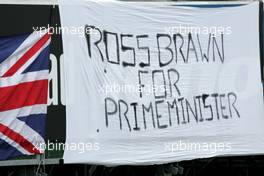 21.06.2009 Silverstone, England,  Ross Brawn (GBR) Team Principal, Brawn GP - Formula 1 World Championship, Rd 8, British Grand Prix, Sunday Podium