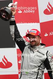 21.06.2009 Silverstone, England,  3rd place Rubens Barrichello (BRA), Brawn GP - Formula 1 World Championship, Rd 8, British Grand Prix, Sunday Podium