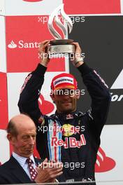 21.06.2009 Silverstone, England,  2nd place Mark Webber (AUS), Red Bull Racing - Formula 1 World Championship, Rd 8, British Grand Prix, Sunday Podium
