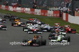 21.06.2009 Silverstone, England,  Start of the race - Formula 1 World Championship, Rd 8, British Grand Prix, Sunday Race