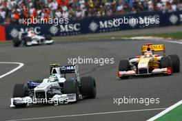 21.06.2009 Silverstone, England,  Nick Heidfeld (GER), BMW Sauber F1 Team  - Formula 1 World Championship, Rd 8, British Grand Prix, Sunday Race