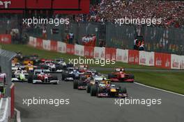 21.06.2009 Silverstone, England,  Start of the race - Formula 1 World Championship, Rd 8, British Grand Prix, Sunday Race