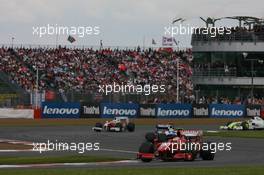 21.06.2009 Silverstone, England,  Kimi Raikkonen (FIN), Räikkönen, Scuderia Ferrari, F60 - Formula 1 World Championship, Rd 8, British Grand Prix, Sunday Race