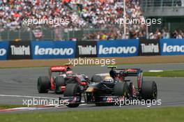 21.06.2009 Silverstone, England,  Sébastien Buemi (SUI), Scuderia Toro Rosso, STR4, STR04, STR-04 - Formula 1 World Championship, Rd 8, British Grand Prix, Sunday Race