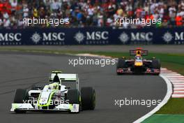 21.06.2009 Silverstone, England,  Rubens Barrichello (BRA), Brawn GP, BGP001, BGP 001 - Formula 1 World Championship, Rd 8, British Grand Prix, Sunday Race