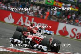 21.06.2009 Silverstone, England,  Jarno Trulli (ITA), Toyota Racing, TF109 - Formula 1 World Championship, Rd 8, British Grand Prix, Sunday Race
