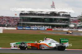 21.06.2009 Silverstone, England,  Giancarlo Fisichella (ITA), Force India F1 Team, VJM-02, VJM02, VJM 02 - Formula 1 World Championship, Rd 8, British Grand Prix, Sunday Race