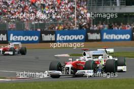 21.06.2009 Silverstone, England,  Jarno Trulli (ITA), Toyota Racing, TF109 - Formula 1 World Championship, Rd 8, British Grand Prix, Sunday Race