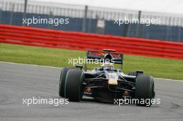 21.06.2009 Silverstone, England,  Sebastian Bourdais (FRA), Scuderia Toro Rosso lost his front wing - Formula 1 World Championship, Rd 8, British Grand Prix, Sunday Race