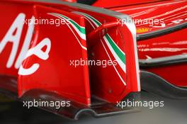 20.06.2009 Silverstone, England,  Ferrari front wing endplate - Formula 1 World Championship, Rd 8, British Grand Prix, Saturday Practice