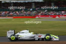 20.06.2009 Silverstone, England,  Rubens Barrichello (BRA), Brawn GP, BGP001, BGP 001 - Formula 1 World Championship, Rd 8, British Grand Prix, Saturday Practice