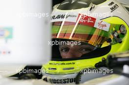 20.06.2009 Silverstone, England,  Rubens Barrichello (BRA), Brawn GP, Pitlane, Box, Garage - Formula 1 World Championship, Rd 8, British Grand Prix, Saturday Practice
