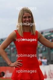 20.06.2009 Silverstone, England,  grid girl - Formula 1 World Championship, Rd 8, British Grand Prix, Saturday