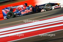 20.06.2009 Silverstone, England,  Sebastian Bourdais (FRA), Scuderia Toro Rosso, STR4, STR04, STR-04 - Formula 1 World Championship, Rd 8, British Grand Prix, Saturday Practice
