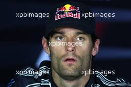 21.06.2009 Silverstone, England,  Mark Webber (AUS), Red Bull Racing - Formula 1 World Championship, Rd 8, British Grand Prix, Sunday Press Conference