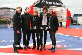 21.06.2009 Silverstone, England,  Kasabian (rock band) - Formula 1 World Championship, Rd 8, British Grand Prix, Sunday