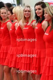 21.06.2009 Silverstone, England,  Grid girl - Formula 1 World Championship, Rd 8, British Grand Prix, Sunday