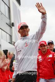 21.06.2009 Silverstone, England,  Lewis Hamilton (GBR), McLaren Mercedes - Formula 1 World Championship, Rd 8, British Grand Prix, Sunday