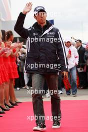 21.06.2009 Silverstone, England,  Kazuki Nakajima (JPN), Williams F1 Team - Formula 1 World Championship, Rd 8, British Grand Prix, Sunday