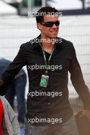 21.06.2009 Silverstone, England,  Michael Ballack (GER) Footballer - Formula 1 World Championship, Rd 8, British Grand Prix, Sunday