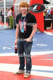 21.06.2009 Silverstone, England,  Rupert Alexander Grint (GBR), Actor in the Harry Potter movies - Formula 1 World Championship, Rd 8, British Grand Prix, Sunday