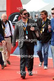 21.06.2009 Silverstone, England,  Eric Cantona (FRA), actor and former french football player- Formula 1 World Championship, Rd 8, British Grand Prix, Sunday