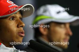 18.06.2009 Silverstone, England,  Lewis Hamilton (GBR), McLaren Mercedes - Formula 1 World Championship, Rd 8, British Grand Prix, Thursday Press Conference