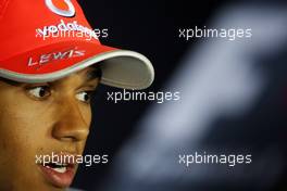 18.06.2009 Silverstone, England,  Lewis Hamilton (GBR), McLaren Mercedes - Formula 1 World Championship, Rd 8, British Grand Prix, Thursday Press Conference