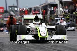 10.07.2009 Nürburg, Germany,  Jenson Button (GBR), Brawn GP - Formula 1 World Championship, Rd 9, German Grand Prix, Friday Practice