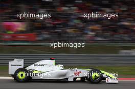 10.07.2009 Nürburg, Germany,  Jenson Button (GBR), Brawn GP, BGP001, BGP 001 - Formula 1 World Championship, Rd 9, German Grand Prix, Friday Practice