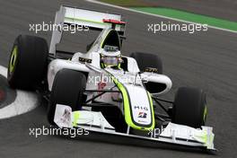 10.07.2009 Nürburg, Germany,  Jenson Button (GBR), Brawn GP, BGP001, BGP 001- Formula 1 World Championship, Rd 9, German Grand Prix, Friday Practice