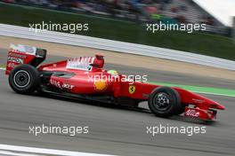 10.07.2009 NŸrburg, Germany,  Felipe Massa (BRA), Scuderia Ferrari  - Formula 1 World Championship, Rd 9, German Grand Prix, Friday Practice