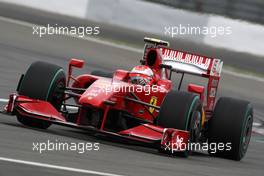 10.07.2009 Nürburg, Germany,  Kimi Raikkonen (FIN), Räikkönen, Scuderia Ferrari, F60 - Formula 1 World Championship, Rd 9, German Grand Prix, Friday Practice