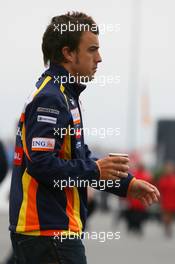 10.07.2009 Nürburg, Germany,  Fernando Alonso (ESP), Renault F1 Team - Formula 1 World Championship, Rd 9, German Grand Prix, Friday