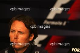10.07.2009 Nürburg, Germany,  Sam Michael (AUS), Williams F1 Team, Technical director - Formula 1 World Championship, Rd 9, German Grand Prix, Friday Press Conference