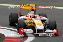 10.07.2009 Nürburg, Germany,  Fernando Alonso (ESP), Renault F1 Team, R29 - Formula 1 World Championship, Rd 9, German Grand Prix, Friday Practice