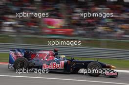10.07.2009 Nürburg, Germany,  Sebastian Bourdais (FRA), Scuderia Toro Rosso - Formula 1 World Championship, Rd 9, German Grand Prix, Friday Practice
