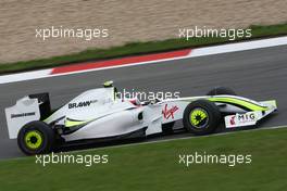 10.07.2009 NŸrburg, Germany,  Rubens Barrichello (BRA), Brawn GP  - Formula 1 World Championship, Rd 9, German Grand Prix, Friday Practice