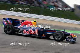 10.07.2009 NŸrburg, Germany,  Sebastian Vettel (GER), Red Bull Racing  - Formula 1 World Championship, Rd 9, German Grand Prix, Friday Practice