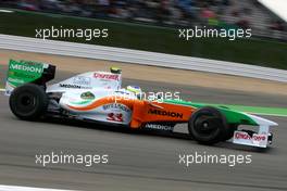 10.07.2009 NŸrburg, Germany,  Giancarlo Fisichella (ITA), Force India F1 Team  - Formula 1 World Championship, Rd 9, German Grand Prix, Friday Practice