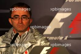 10.07.2009 Nürburg, Germany,  Paddy Lowe (GBR) McLaren Engineering Director - Formula 1 World Championship, Rd 9, German Grand Prix, Friday Press Conference