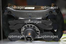 10.07.2009 Nürburg, Germany,  Jenson Button (GBR), Brawn GP steering wheel - Formula 1 World Championship, Rd 9, German Grand Prix, Friday