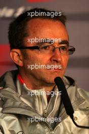 10.07.2009 Nürburg, Germany,  Paddy Lowe (GBR) McLaren Engineering Director - Formula 1 World Championship, Rd 9, German Grand Prix, Friday Press Conference