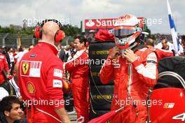 12.07.2009 Nürburg, Germany,  Kimi Raikkonen (FIN), Räikkönen, Scuderia Ferrari - Formula 1 World Championship, Rd 9, German Grand Prix, Sunday Pre-Race Grid