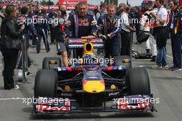 12.07.2009 NŸrburg, Germany,  Mark Webber (AUS), Red Bull Racing  - Formula 1 World Championship, Rd 9, German Grand Prix, Sunday Pre-Race Grid