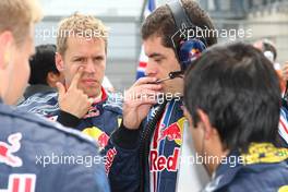 12.07.2009 Nürburg, Germany,  Sebastian Vettel (GER), Red Bull Racing - Formula 1 World Championship, Rd 9, German Grand Prix, Sunday Pre-Race Grid