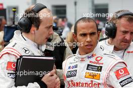 12.07.2009 Nürburg, Germany,  Lewis Hamilton (GBR), McLaren Mercedes - Formula 1 World Championship, Rd 9, German Grand Prix, Sunday Pre-Race Grid